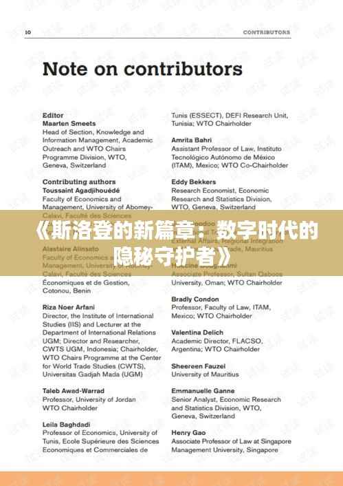 《斯洛登的新篇章：数字时代的隐秘守护者》