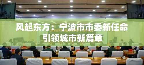 风起东方：宁波市市委新任命引领城市新篇章