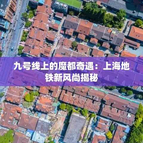 九号线上的魔都奇遇：上海地铁新风尚揭秘