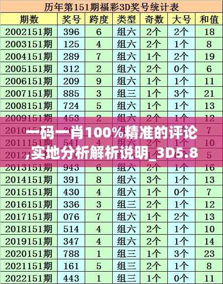 一码一肖100%精准的评论,实地分析解析说明_3D5.881