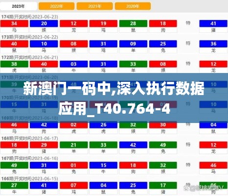 新澳门一码中,深入执行数据应用_T40.764-4