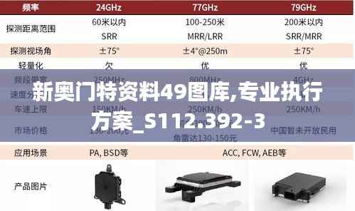 新奥门特资料49图库,专业执行方案_S112.392-3