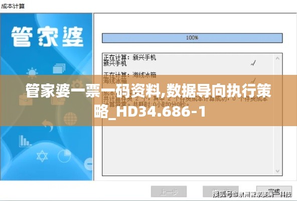 管家婆一票一码资料,数据导向执行策略_HD34.686-1