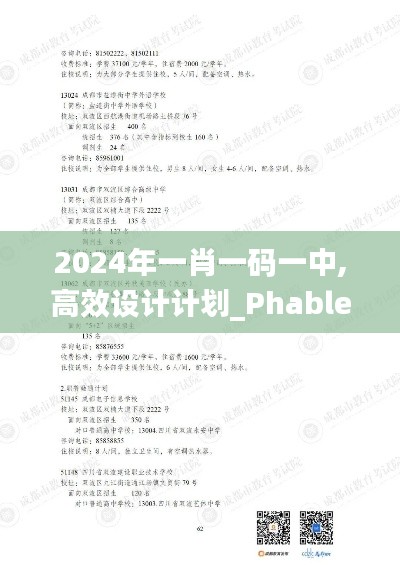 2024年一肖一码一中,高效设计计划_Phablet16.803-9