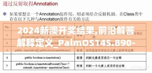 2024新澳开奖结果,前沿解答解释定义_PalmOS145.890-5