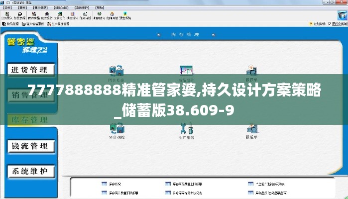 7777888888精准管家婆,持久设计方案策略_储蓄版38.609-9