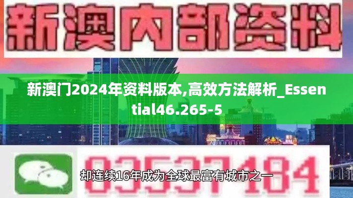 新澳门2024年资料版本,高效方法解析_Essential46.265-5