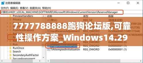 7777788888跑狗论坛版,可靠性操作方案_Windows14.297-7
