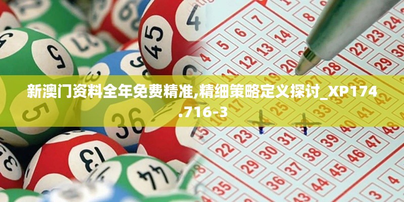新澳门资料全年免费精准,精细策略定义探讨_XP174.716-3