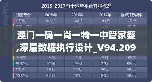 澳门一码一肖一特一中管家婆,深层数据执行设计_V94.209-7