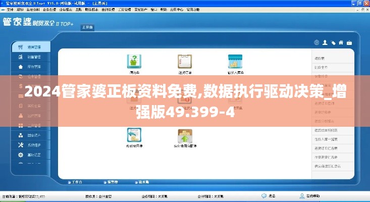 2024管家婆正板资料免费,数据执行驱动决策_增强版49.399-4