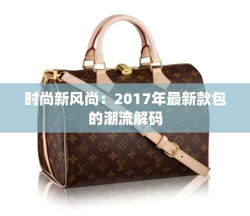 时尚新风尚:2017年最新款包的潮流解码