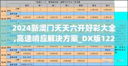 2024新澳门天天六开好彩大全,高速响应解决方案_DX版122.408-5