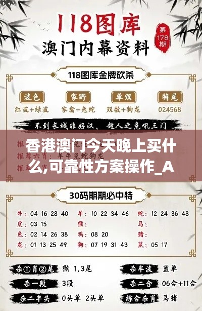香港澳门今天晚上买什么,可靠性方案操作_AP31.577-2