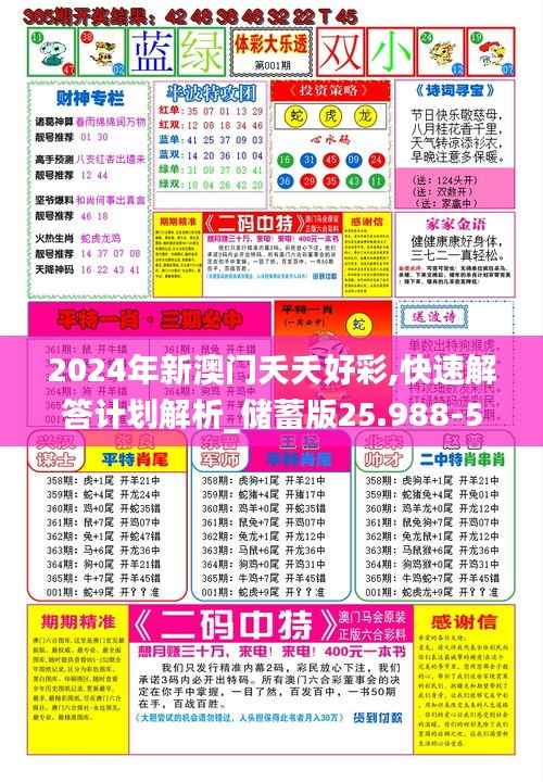 2024年新澳门夭夭好彩,快速解答计划解析_储蓄版25.988-5