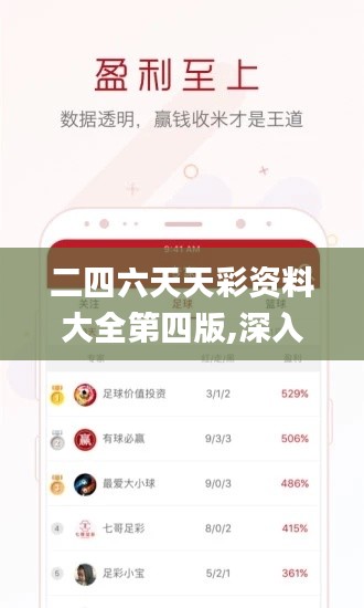 二四六天天彩资料大全第四版,深入数据执行方案_XT69.205-6