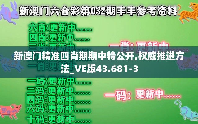 新澳门精准四肖期期中特公开,权威推进方法_VE版43.681-3