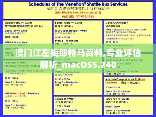 澳门江左梅郎特马资料,专业评估解析_macOS5.240