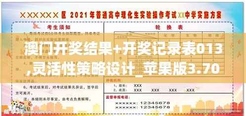 澳门开奖结果+开奖记录表013,灵活性策略设计_苹果版3.702