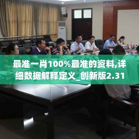 最准一肖100%最准的资料,详细数据解释定义_创新版2.310