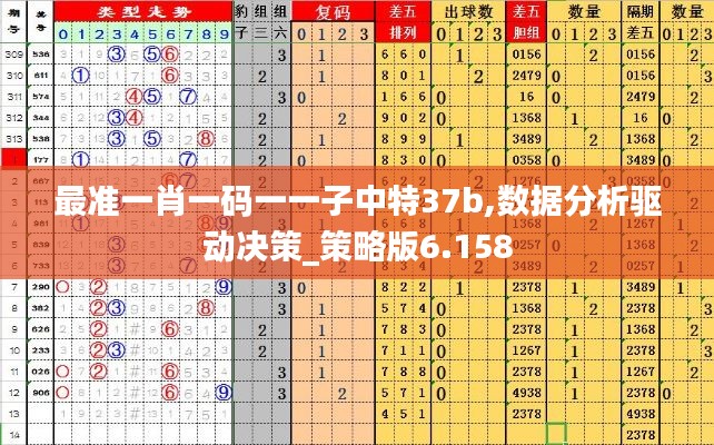 最准一肖一码一一子中特37b,数据分析驱动决策_策略版6.158