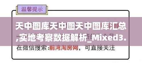 天中图库天中图天中图库汇总,实地考察数据解析_Mixed3.633