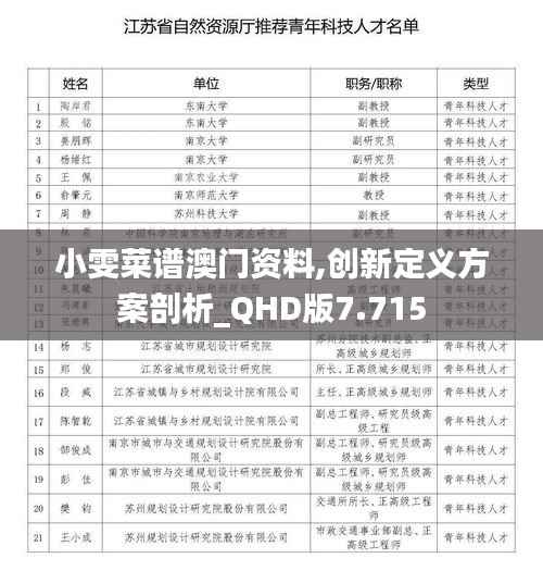 小雯菜谱澳门资料,创新定义方案剖析_QHD版7.715