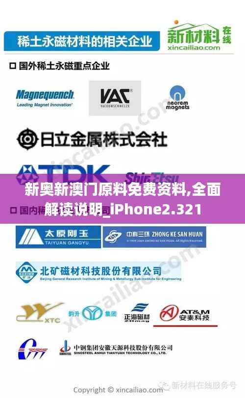 新奥新澳门原料免费资料,全面解读说明_iPhone2.321