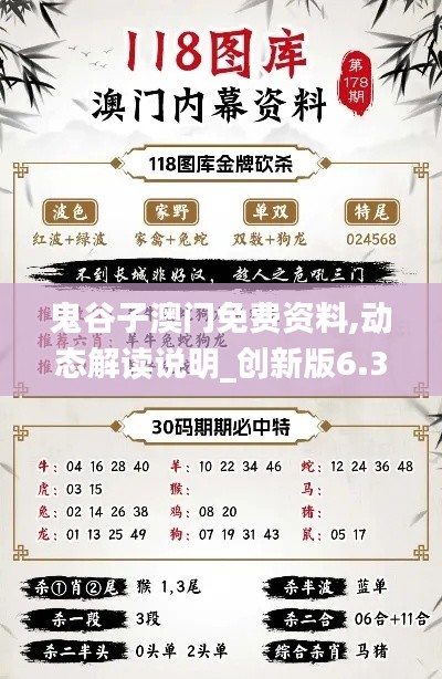鬼谷子澳门免费资料,动态解读说明_创新版6.372