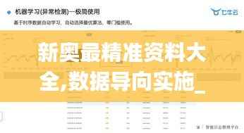 新奥最精准资料大全,数据导向实施_静态版7.782