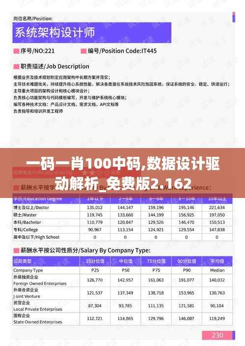一码一肖100中码,数据设计驱动解析_免费版2.162