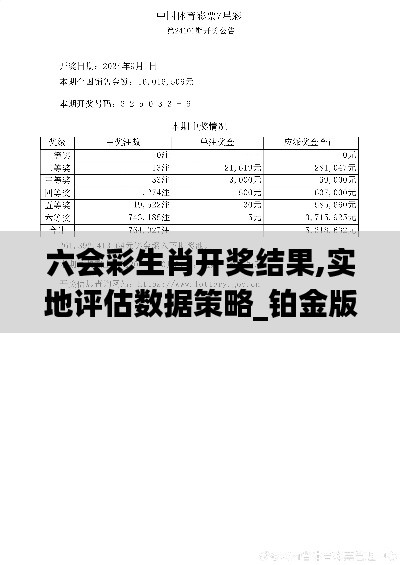六会彩生肖开奖结果,实地评估数据策略_铂金版7.864