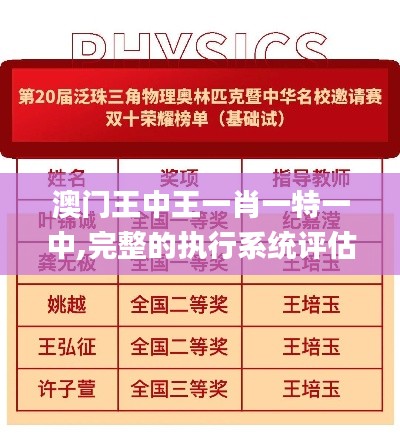 澳门王中王一肖一特一中,完整的执行系统评估_S12.302