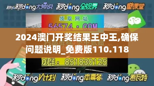 2024澳门开奖结果王中王,确保问题说明_免费版110.118