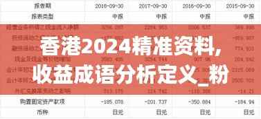 香港2024精准资料,收益成语分析定义_粉丝款9.158