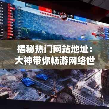 揭秘热门网站地址：大神带你畅游网络世界