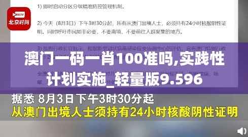 澳门一码一肖100准吗,实践性计划实施_轻量版9.596