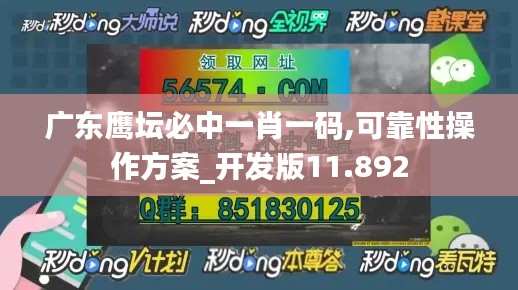 广东鹰坛必中一肖一码,可靠性操作方案_开发版11.892