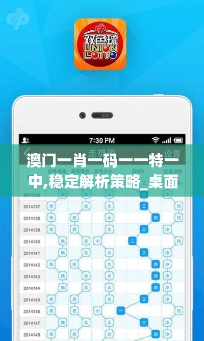 澳门一肖一码一一特一中,稳定解析策略_桌面版7.457