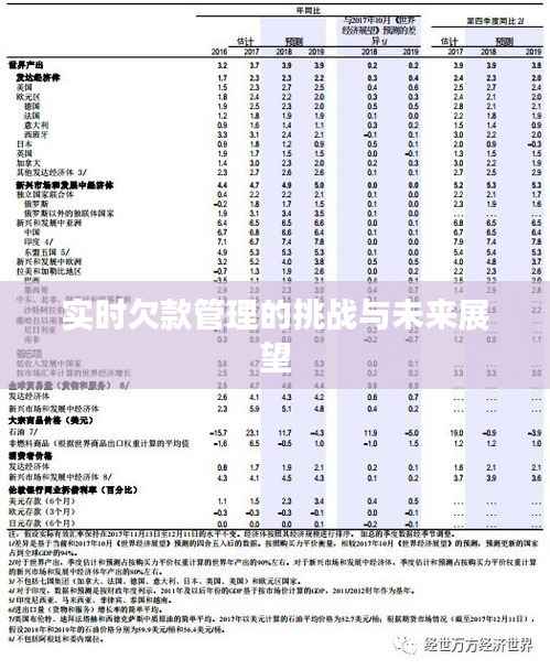 实时欠款管理的挑战与未来展望
