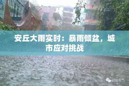 安丘大雨实时：暴雨倾盆，城市应对挑战