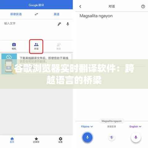 谷歌浏览器实时翻译软件：跨越语言的桥梁