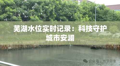 芜湖水位实时记录:科技守护城市安澜