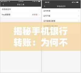 揭秘手机银行转账：为何不是实时到账？