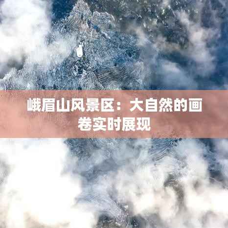 峨眉山风景区：大自然的画卷实时展现