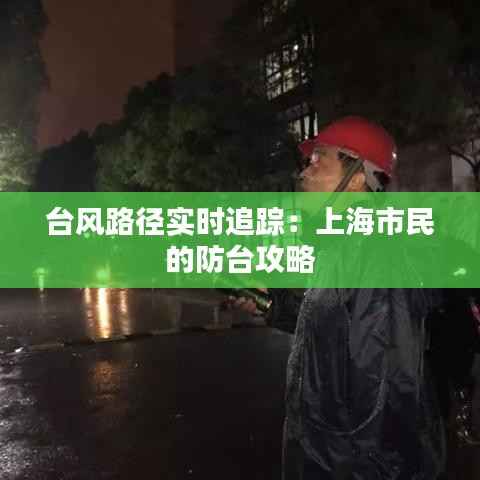 台风路径实时追踪：上海市民的防台攻略