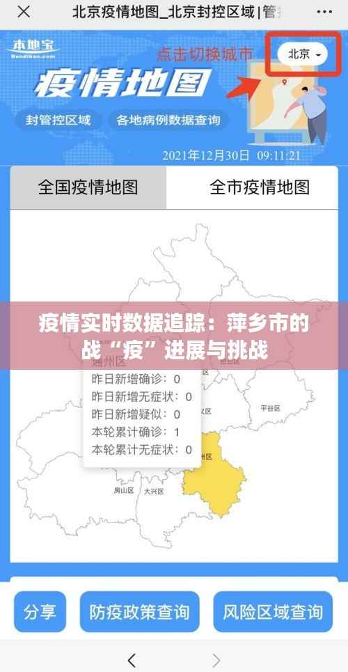 疫情实时数据追踪：萍乡市的战“疫”进展与挑战