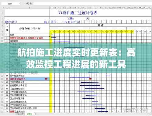 航拍施工进度实时更新表：高效监控工程进展的新工具