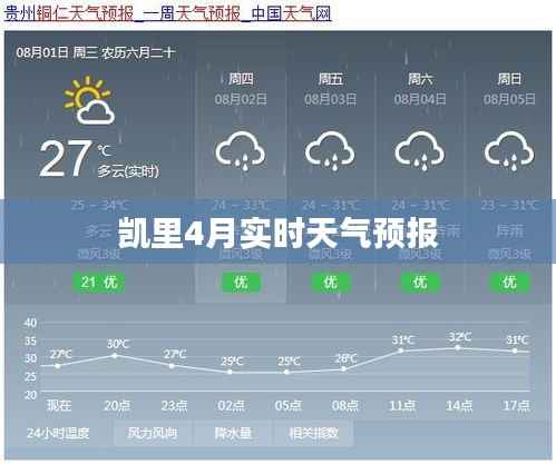 凯里4月实时天气预报