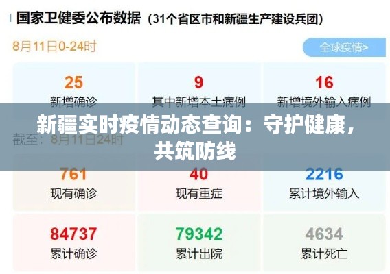 新疆实时疫情动态查询：守护健康，共筑防线